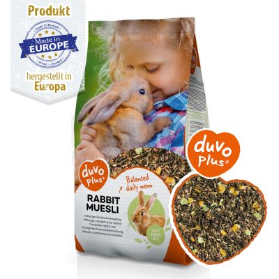 Duvo plus - Kaninchen Müsli -  4,0 kg  -  Breker Tierbedarf